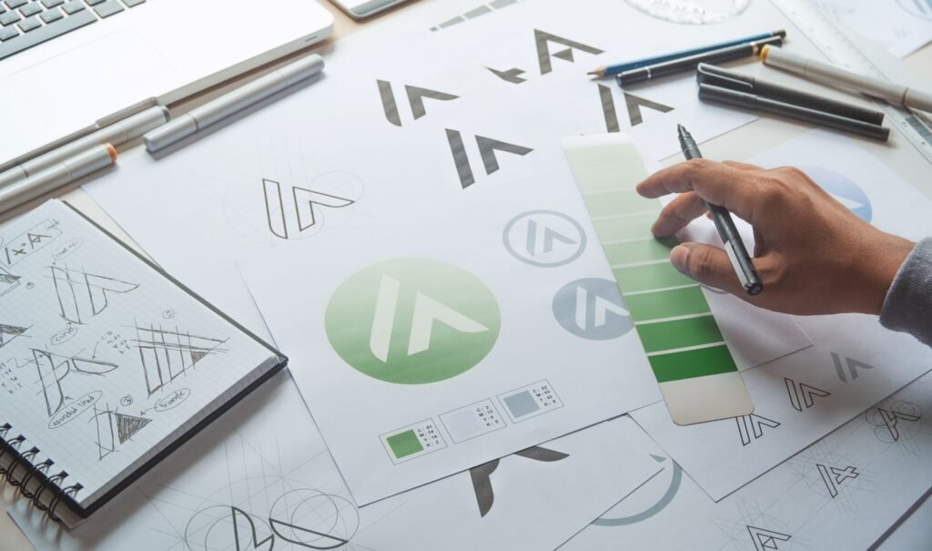 Foto de definição de logo e branding